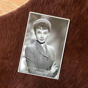 Free w. Purchase- Audrey Hepburn Postcard